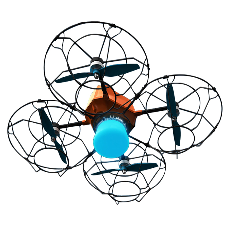 Protected-frame show drone aircraft